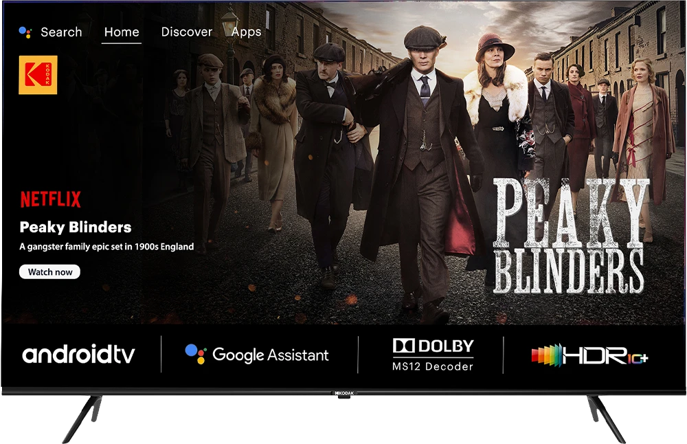 KODAK CA PRO 108 cm (43 inch) Ultra HD (4K) LED Smart Android TV with Dolby MS12 & Dolby Digital Plus  (43CAPRO5022)